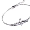 Jesus Christian Womens Mens Rvs Cross Charms Armbanden Zilveren Religieuze Trendy Ketting Armband Lucky Jewelry Groothandel