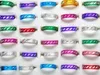 1000pcs 10Style Jewelry Mix Fashion Aluminium Rings Bulks Multicolor Band Rings Finger Rings Jewelry6211501