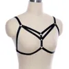 Erotische Crop Top Cage Bra Sexy Cupless Bra Open Borst BHE Polyester Body Harnas Verstelbare maat Pool Dance Underwear3619344