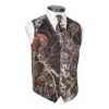 Camo Print Groom Vests Camouflage Bestman Vest Attire Slim Fit Mens Waistcoat Dresses 2 piece set (Vest+Bow) Custom Made Plus Size Real Image B068