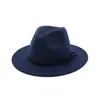 Automne hiver hommes chapeaux Panama Fedora Vintage femmes filles feutre Fedoras à bord plat Jazz fascinateur chapeau avec nœud papillon