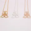 Modezelt Halskette Anhänger sehr schöne geometrische Vintage -Stangen -Hütten -Halsketten5362015