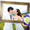 الصفحة الرئيسية مفيدة ورقة إطار الصورة بوث الدعائم لحضور حفل زفاف عائلة ريونيون حزب photobooth إمدادات الديكور لطيفة