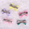 Dog Hair Bows Clip Pet Cat Puppy Grooming Striped Bowls For Hair Accessories Designer 5 Colors MiX WX9-778