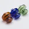 Rookkleurige UFO Glas Carb Cap OD30mm Fit Thermische Banger Core Quartz Nail Hover Style DAB Olierouts