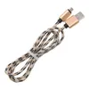 1M 2M 3M Long Strong Nylon Braided USB Charging Type-C Cable for Mobile Phone Micro USB Charger Wire Adapter