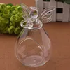 Romantic Angel Crystal Glass Candle Holder Hanging Tea Light Lantern Candlestick Burner Vase DIY Wedding Party Decoration