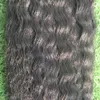 Grovt löshår för flätning en Paket Kinky Straight Human Hair Bulk Fläta ingen Inslag Afro Kinky Straight 100% Human Hair