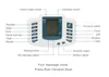 LCD 전자 펄스 마사지 십 수침 치료 기계 바디 마사지 도구 전기 자극기 DHL에 의해 최고의 품질