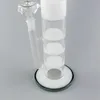 Triple Honeycomb Perc Hookah Bong: 14,8 inch inclusief glazen kom