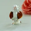 Crystal Glass Animal Pie Bird Staty Figurines Handgjorda Julbröllop Försäljning Hem Dekoration Konst Hantverk Ornament