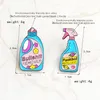 Miss Zoe Cartoon Detergent Verwijderen Repellent Stijl Emaille Pins Badge Denim Jasje Sieraden Geschenken Broches voor Dames Mannen