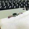 2019 New Fashion Luxury Women Color crystal Rainbow Stud Earring For Pandora 925 Sterling Silver EARRING Jewelry with Gift Box