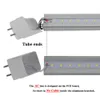 Tubi LED tipo B dual-end pwoered G13 2ft 600mm T8 Tubi LED ad alta potenza 12W 1100lm SMD2835 Lampada fluorescente a LED Caldo bianco freddo naturale AC110-277V