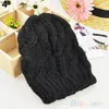 Bonnets d'hiver pour femmes, bonnets tricotés, mélanges de laine au Crochet, chapeaux chauds pour filles, 7 couleurs