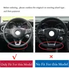 Copertura del pulsante del volante dell'automobile Trim telaio Accessori auto per Mercedes Benz Classe E W213 Classe C W205 Classe GLC X253 Car Styling