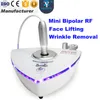 Bipolar Radyo Frekans Yüz Cilt Sıkma Makinesi Yaşlanma Kırışıklık Kırışıklık Kaldırma RF Tedavisi Taşınabilir RF Makinesi Ev Kullanımı