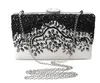 Fashion Models Europe and United States Beaded Evening Pack Black Beaded Ladies Banquet Dress Evening Clutch