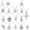63 Projekty Perły Klatka Naszyjniki z Oyster Życzenie Naturalne Pearl Luxury Hollow Locket Charm łańcuchy dla kobiet Biżuteria