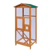 Wholesales Bird Cage Large Wood Aviary with Metal Grid Flight Cages for Finches Bird Cages Pet Supplies