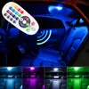 Пульт дистанционного управления интерьера автомобиля RGB LED автомобилей лампа для чтения DC 12 В T10 5050 яркий лампа авто интерьер лампы распродажа свет