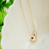 Pendant Necklaces AILEND Design Simple Fashion Jewelry Women Short Accessories Elegant Lovely Gold Heart Shaped Necklace Girl Gift269b