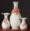 Vase à fleurs en céramique, pot de fleur créatif contracté, décoration de maison, décoration de salle artisanale, figurine artisanale en porcelaine, cadeau