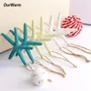 New Design 10pcs Christmas Tree Ornaments Artificial Starfish For Coastal Beach Xmas Christmas Decorations New Year Decor For Home