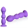 Jouet sexuel masseur jouets pour adultes Plug Anal en Silicone bouchons bout à bout unisexe avec forte ventouse Anus Expansion Kits d'amour produits