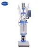 ZOIBKD Lab Supplies 5L University Chemical Laboratory Double-layer Jacket Glass Reactor Borosilicate Vacuum Glass-Reactor Vessel