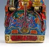 Коллекционные перегородчатая рука резные бог богатства статуя W Xuande Марк NR