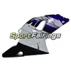 Carrocería de plástico de inyección para Yamaha YZF1000 YZF R1 98 99 1998 - 1999 carenados de ABS carenado completo para motocicleta cubiertas de kit de carrocería blanco y azul