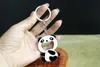 Porte-clés Panda en métal mignon, ouvre-bouteille, accessoires de bijoux, breloques en alliage de Zinc, pendentif, cadeau ethnique, 2 pièces/lot