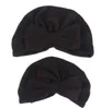 Bambini Neonate Boho Cappello Beanie Sciarpa Turbante Head Wrap Cap Genitore-bambino Jersey Bow Turbante Bambino Bambini Copricapo Cappelli Moda Donna Bowknot