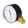 Freeshipping 50mm Manometr Filtr Basen Wody Dial Ciśnienie Hydrauliczne Manometr Pression 1/4 "Gwint BPT 0 ~ 60PSI 0 ~ 4BAR