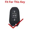 FLYBETTER Echtes Leder Smart-Remote-Key Fall Abdeckung Für Peugeot 3008/508/2008 Für Citroen C4L/DS6/C6/DS5 Auto Styling L80