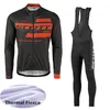 Ropa Ciclismo Scott Pro Takım Kış Bisiklet Jersey Uzun Kollu Termal Polar Bisiklet Giysileri (BIB) Pantolon Set erkek Bisiklet Giyim 91006F