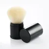 1pcs Big Powder Svart Retractable Makeup Brushes Foundation Blusher Concealer Cream Kabuki Brush Kosmetiska Skönhetsverktyg