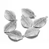 50st / parti 33 * 19mm Metal Leaf Charms Gold Tone Leaves Charms Pendants för DIY smycken fynd grossist