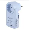 Spina UE Smart Outlet GSM Outlet Plug Presa con sensore di temperatura SMS Controllo comando Controllo russo / inglese Versione opzionale