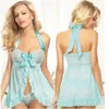 Mulheres Lingerie Senhora Roupa Interior Rendas Noite Vestido Babydoll Sleepwear G-string Sleeping Wear Camisola Chemise Robe Sleepwear Z1 S923