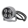 Illuminatore IR Luce 850nm 4 luci LED array Visione notturna impermeabile a infrarossi CCTV Illuminazione di riempimento DC 12V Per CCTV / Telecamera di sicurezza