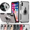 Magnetic Ring Armor Case Hybrid Dual Layer With Kickstand On Car Holder For iPhone X XR XS Max 8 7 6 Plus S8 S9 S10 Plus