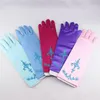 Halloween navidad niños guantes brillantes polvo brillante coronación guantes nieve reina traje longitud 24 cm guantes de lujo TO479