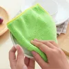 Household Cleaning Cloths 5 Color Dish Cloth Bamboo Fiber Washing Towel Magic Kitchen Cleaning Wiping Rags