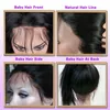 Brasilianska gluelösa full spetsar mänskliga hår peruker för svarta kvinnor billiga brasilianska silkeslen raka full spets peruker med babyhår naturligt 4748384