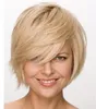 Wig Light Brown Short Hair Wig Straight Synthetic cosplay