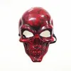 Full Face Skull PVC Zombie Skeleton Mask 4 Färger Halloween Costume Masquerade Party Cosplay Mask Decoration