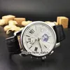 4810 Series Big Date U0114856 White Dial Japan Quartz Chronogrph Mens Watch Stainless Steel Band Band Gents Watches288L