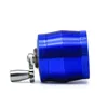 Smoking Pipes The new hand-operated scoliosis smoke smog diameter 50MM 4 layer aluminum alloy grinder multicolor smoking set.